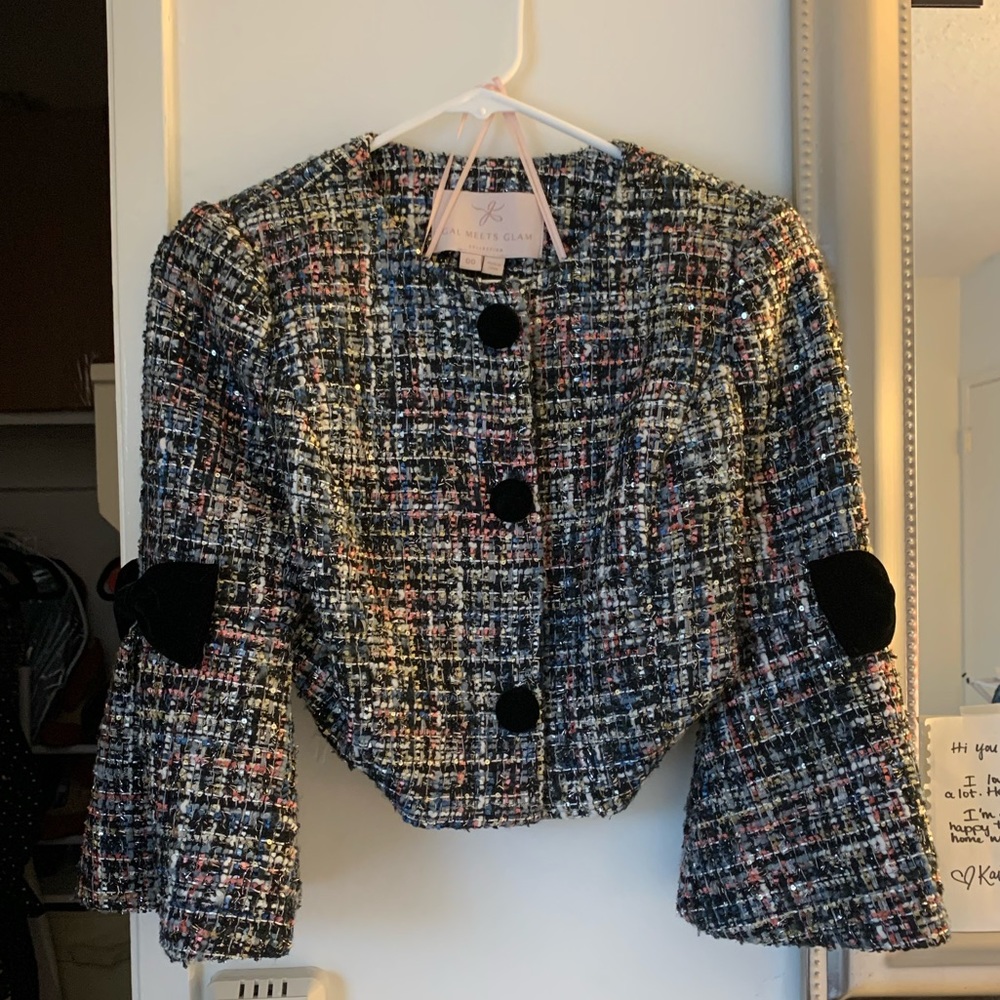 Gal Meets Glam Tweed Jacket